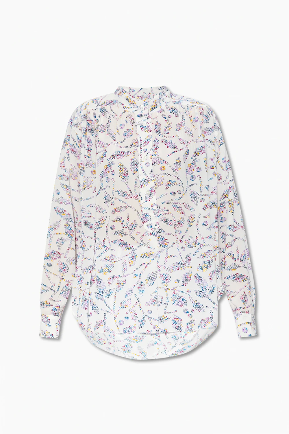 ‘Berangere’ patterned shirt