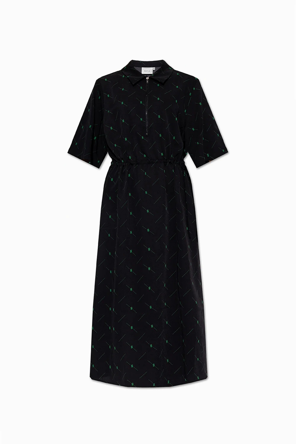 BLACK ‘HanniGZ’ dress with monogram