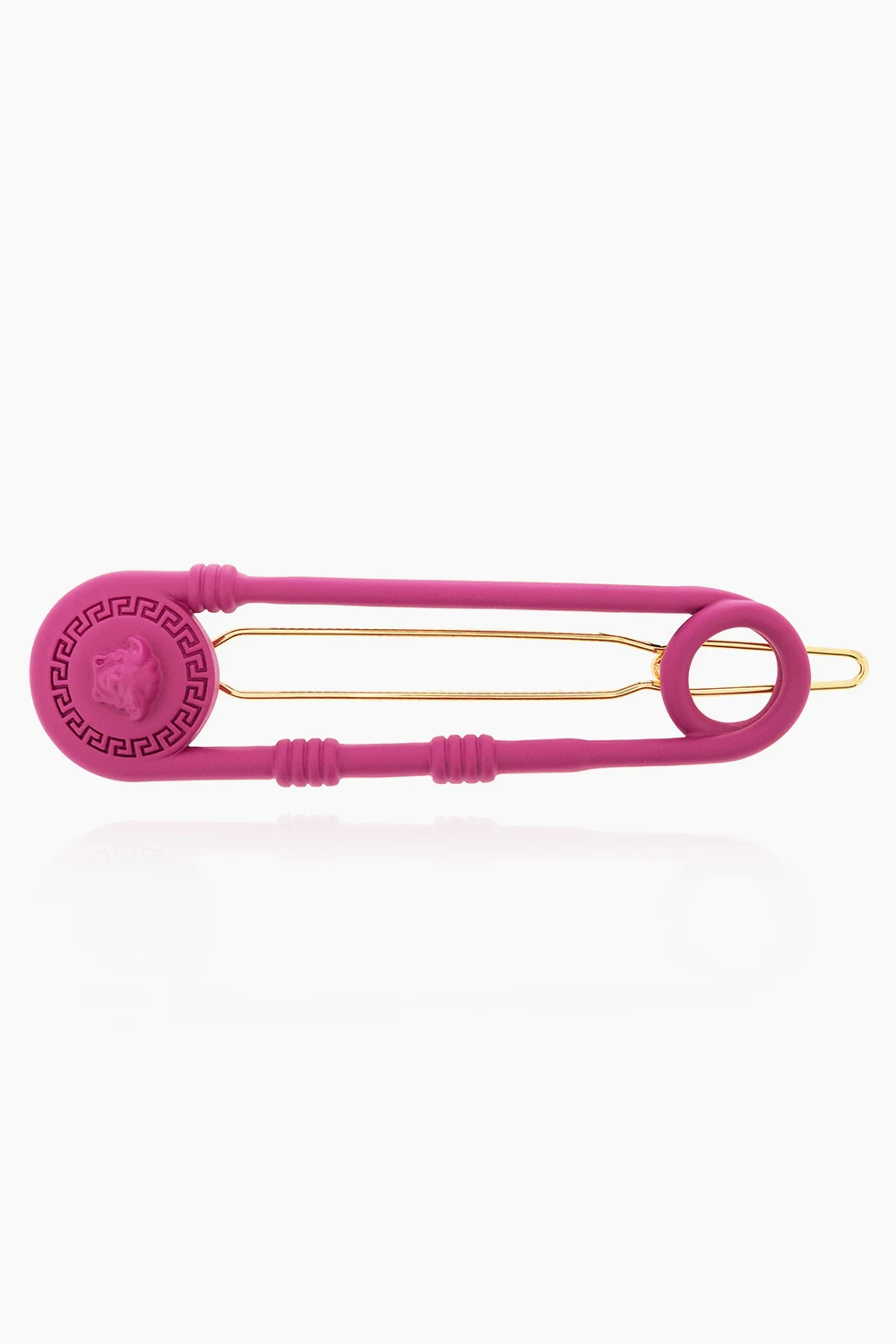 PINK Safety-pin hair clip