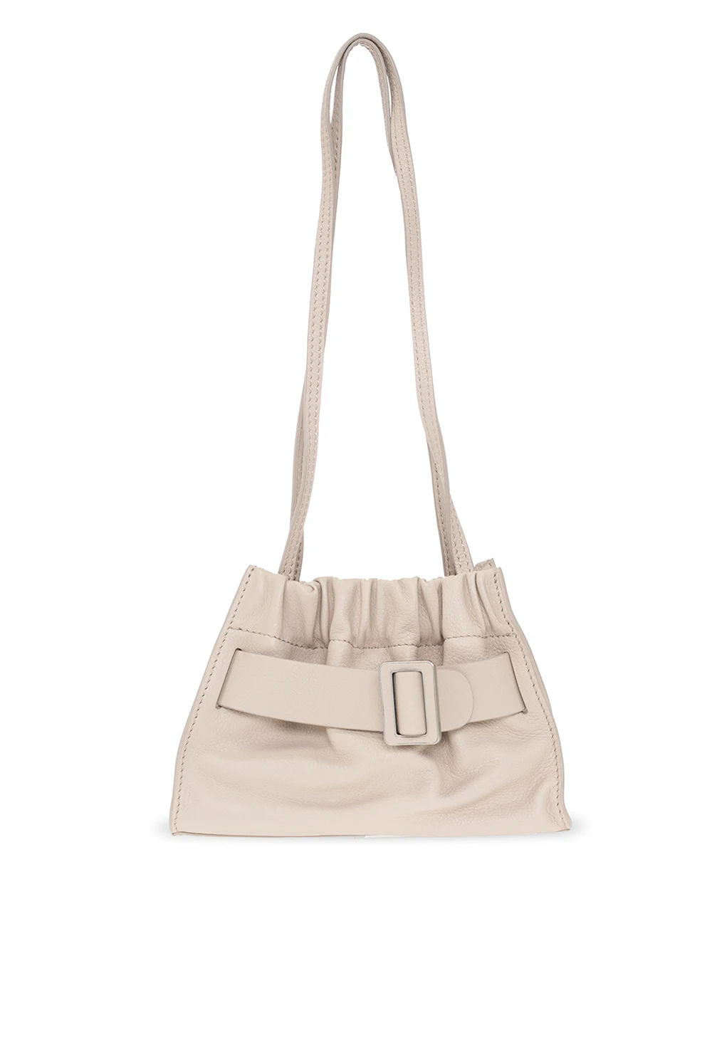 beige ‘Square Scrunchy Soft’ shoulder bag