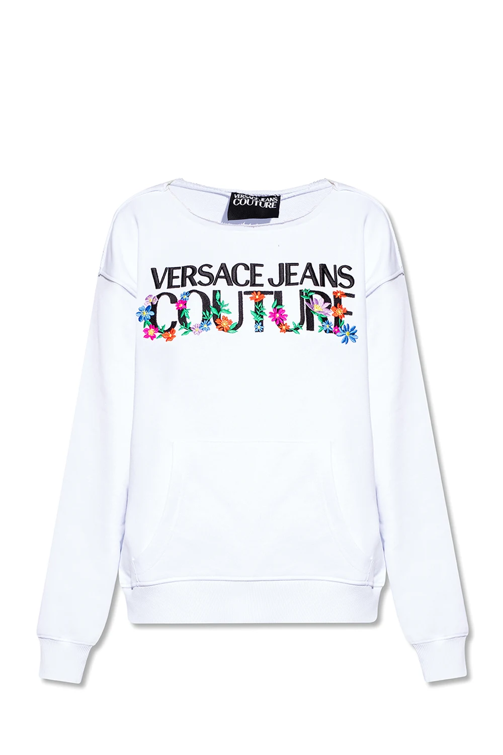 WHITE Sweatshirt with logo