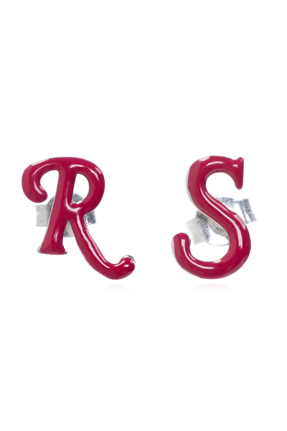 SILVER Earrings with logo