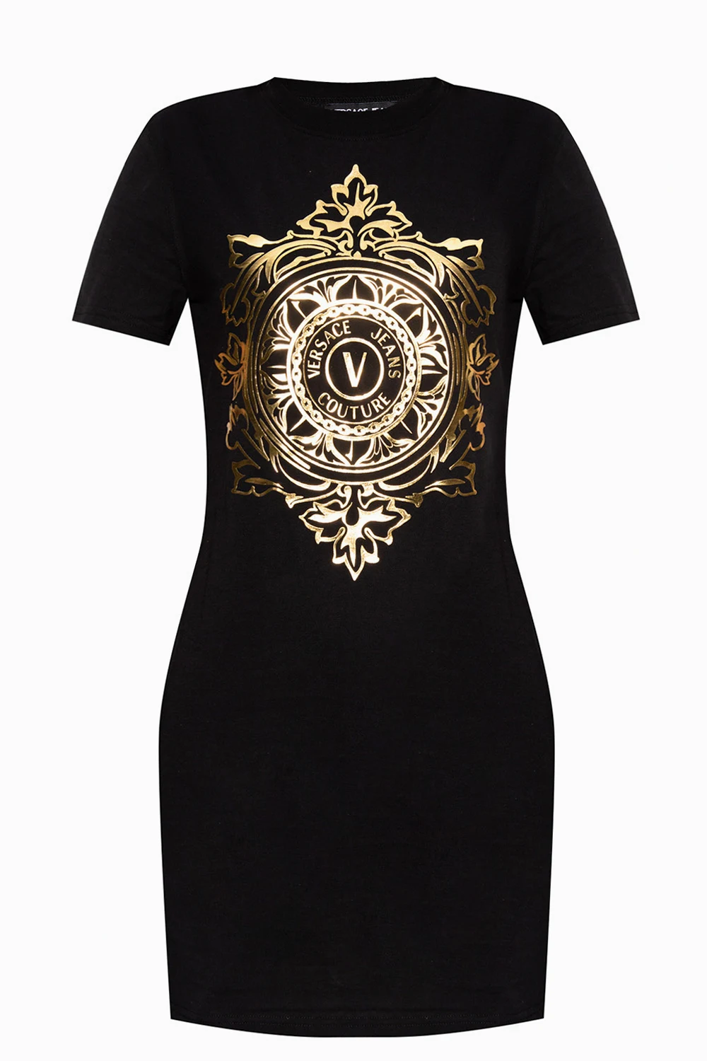 BLACK Dress with logo