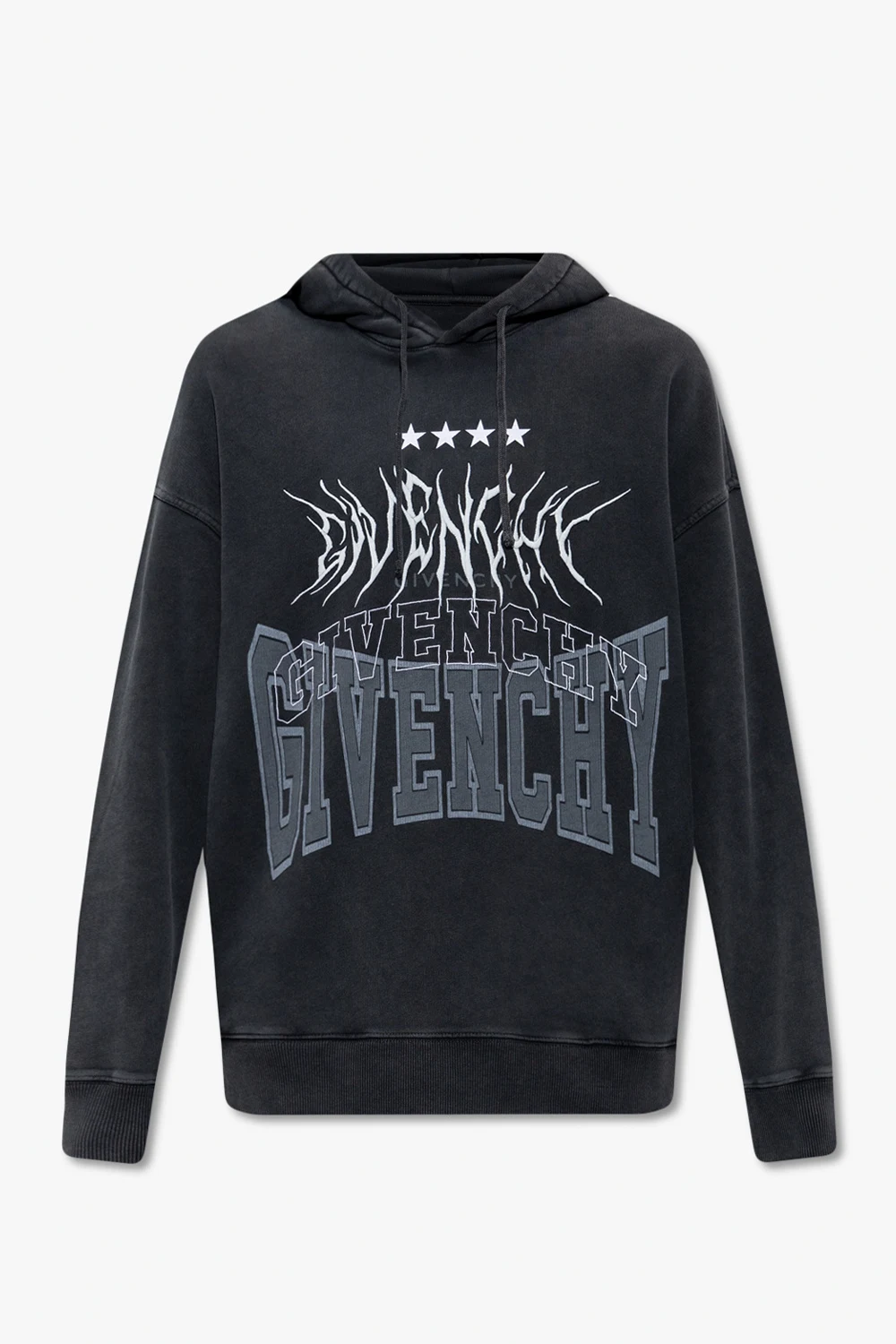 Patterned hoodie
