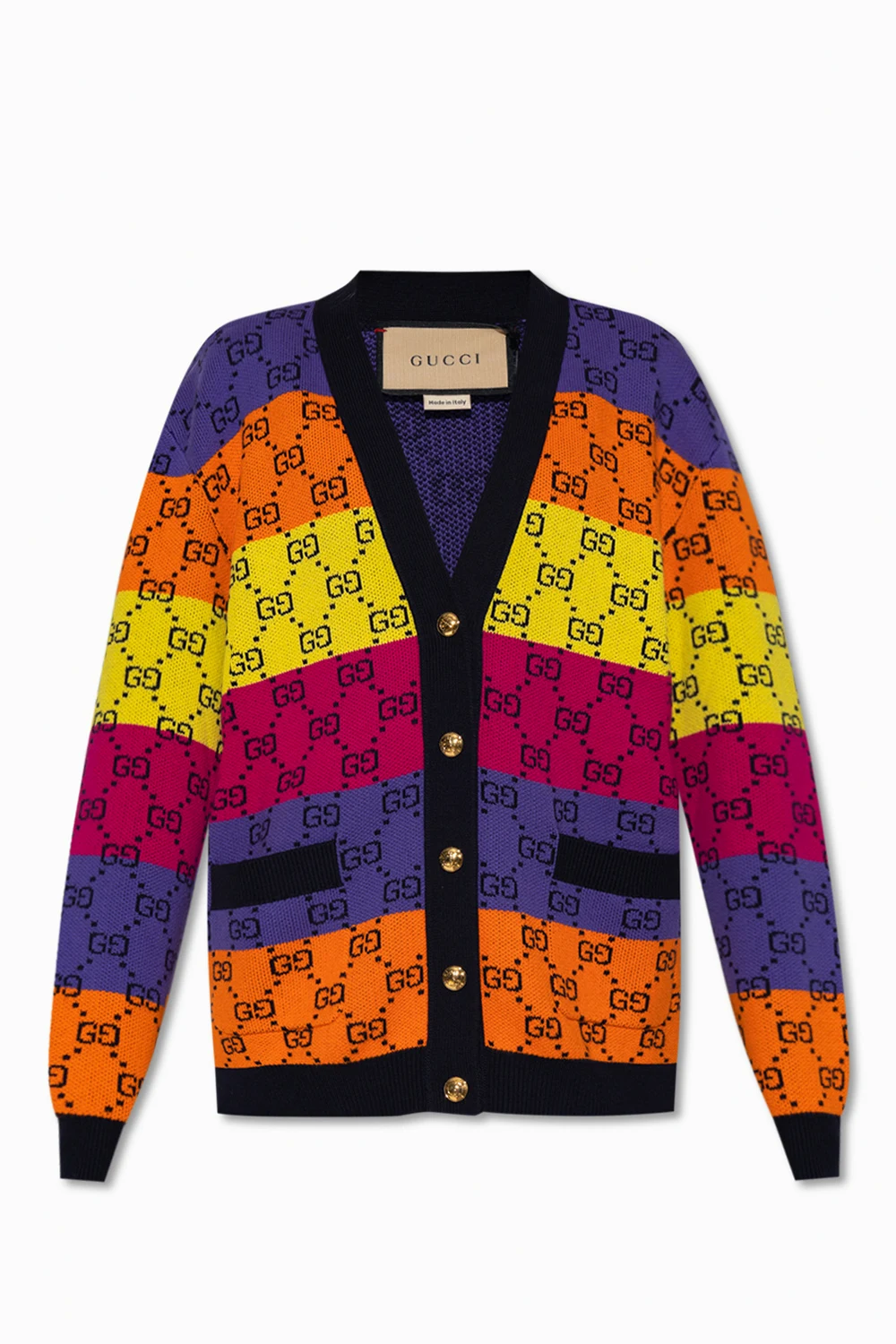 Cardigan with monogram