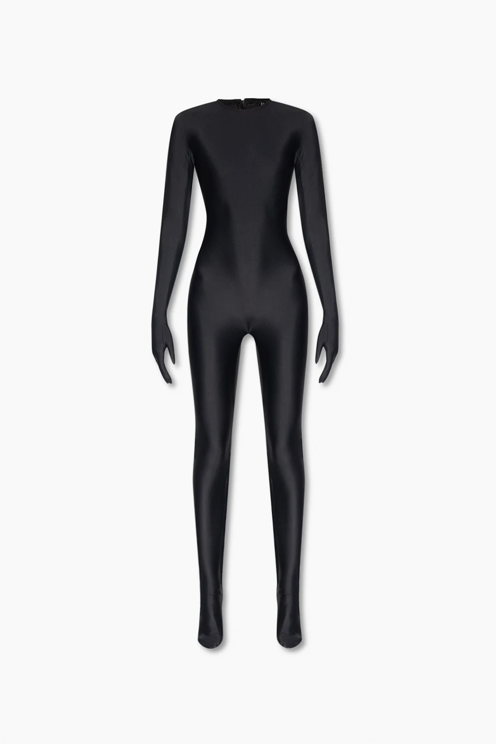 Jumpsuit with round neck