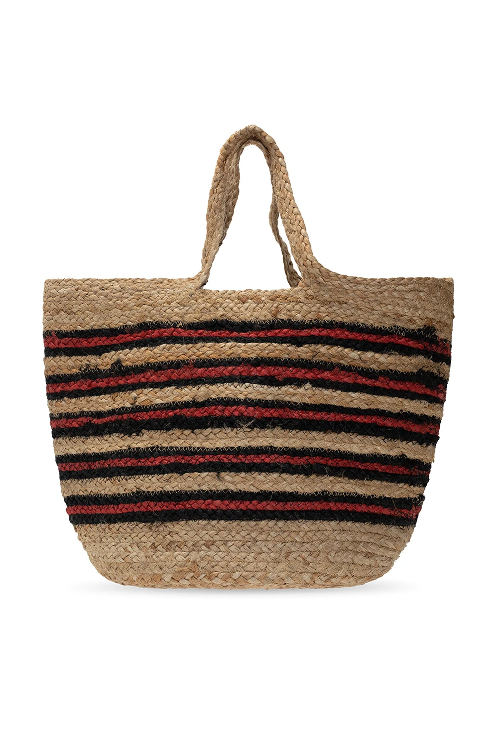 beige Woven shopper bag