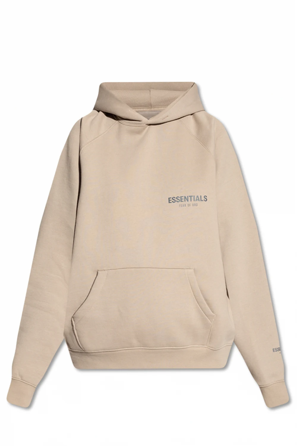 beige Printed hoodie
