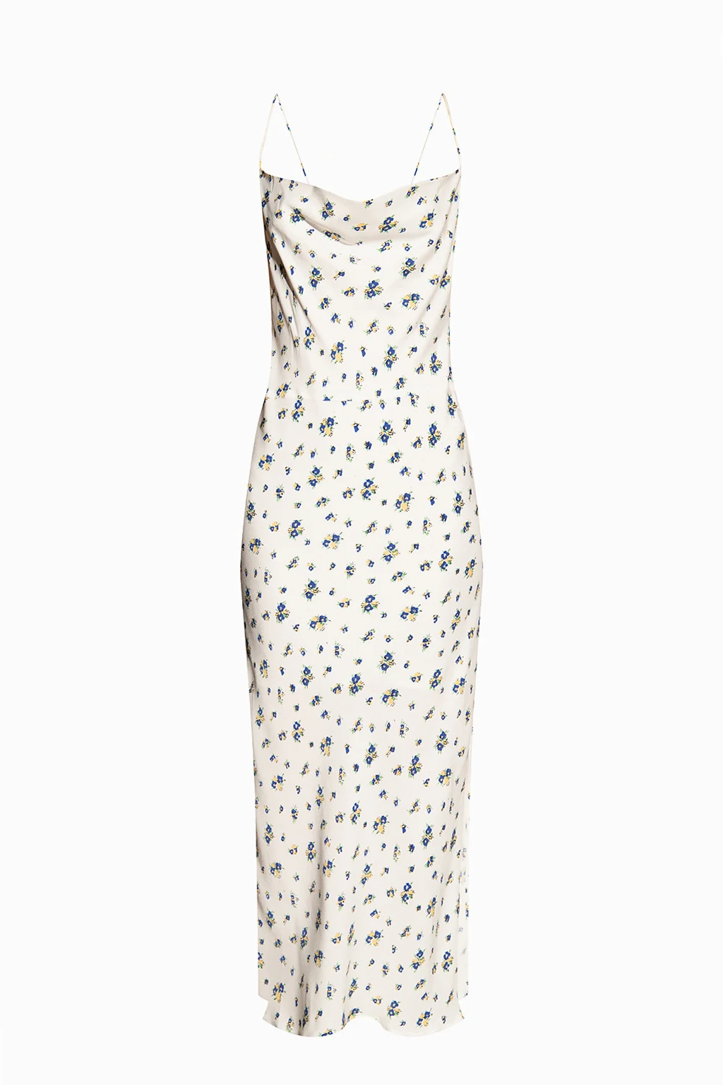 WHITE Floral-printed dress