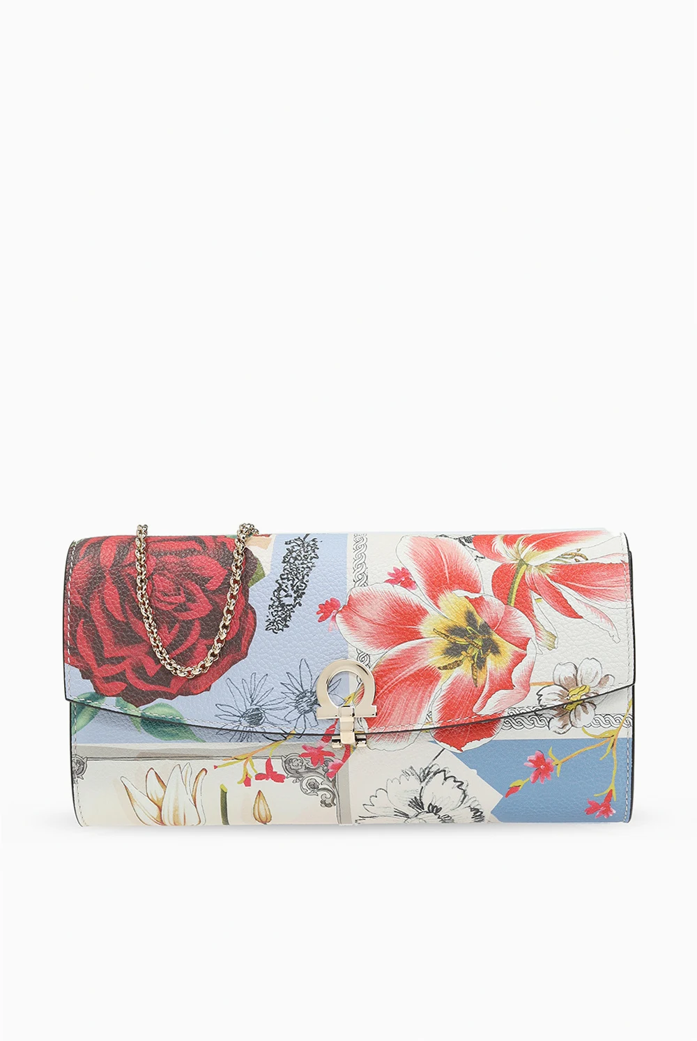Floral print shoulder bag