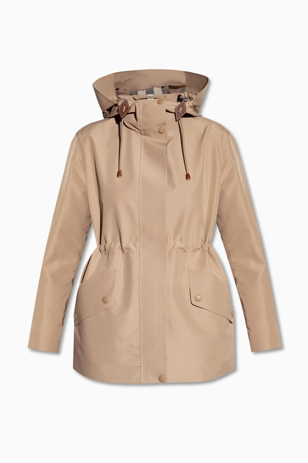 beige Hooded jacket