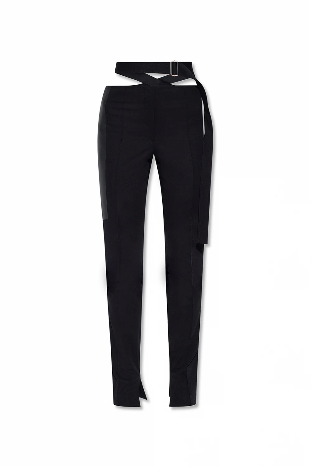 Trousers with belt