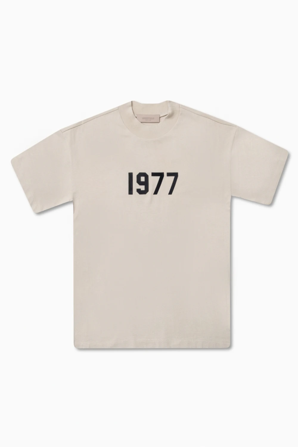 beige Cotton T-shirt