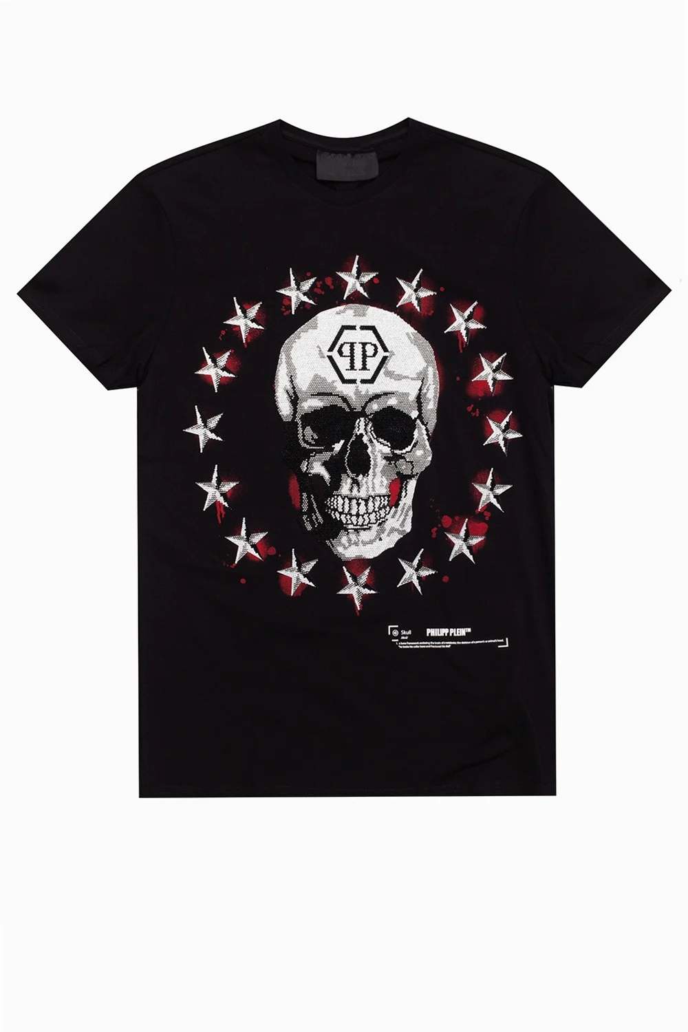 BLACK Embellished T-shirt