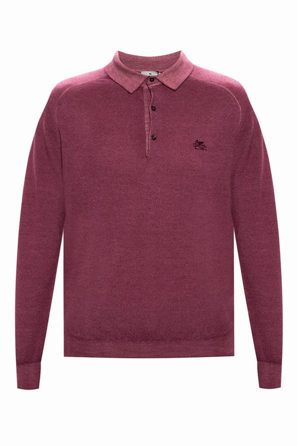 Long sleeve polo shirt