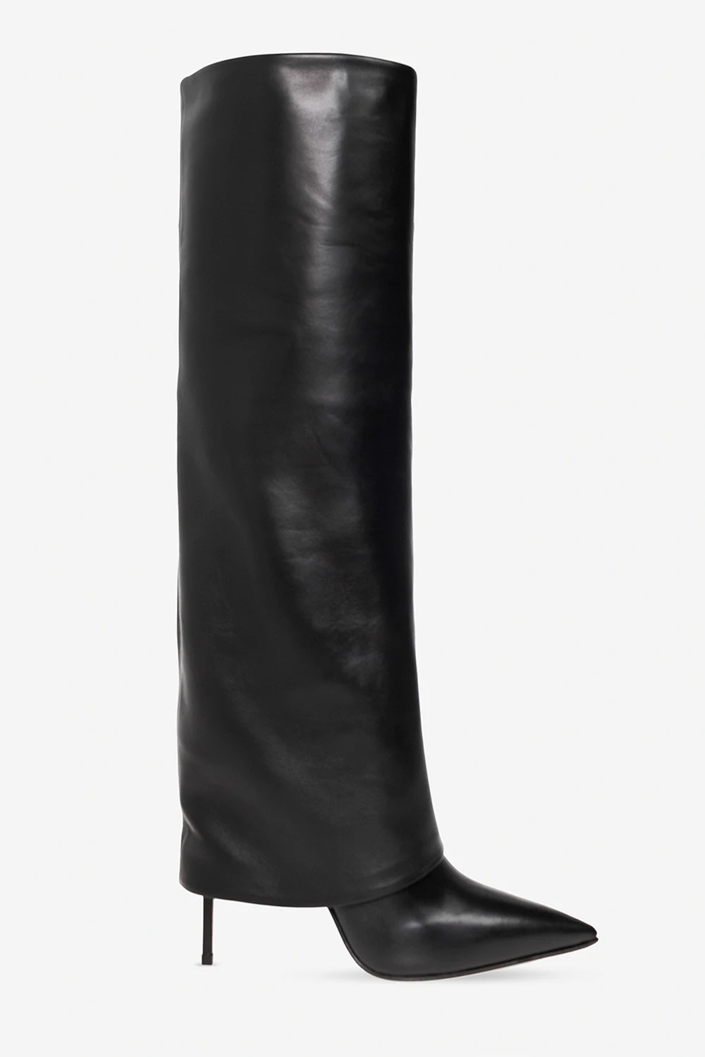 BLACK ‘Andy’ heeled boots