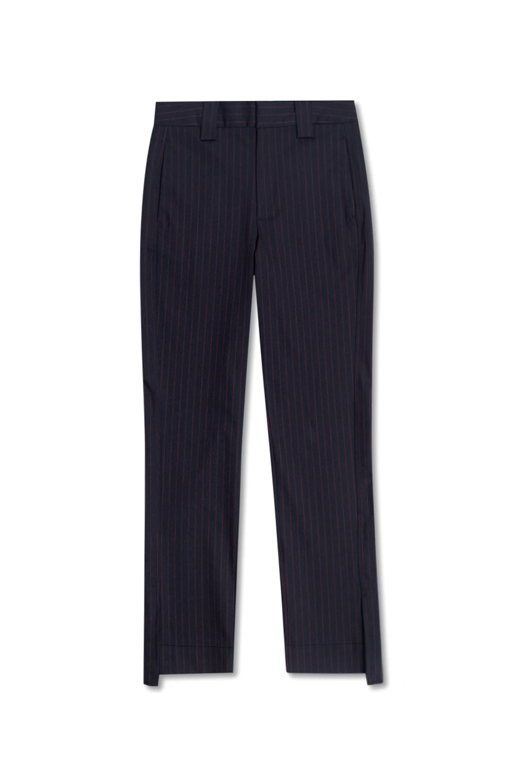 Pinstriped trousers