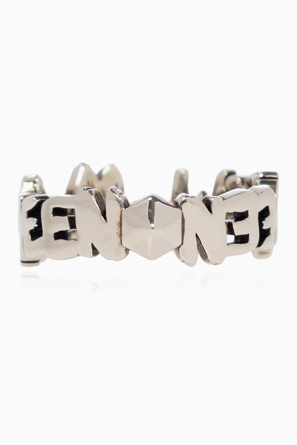 Brass ring with logo