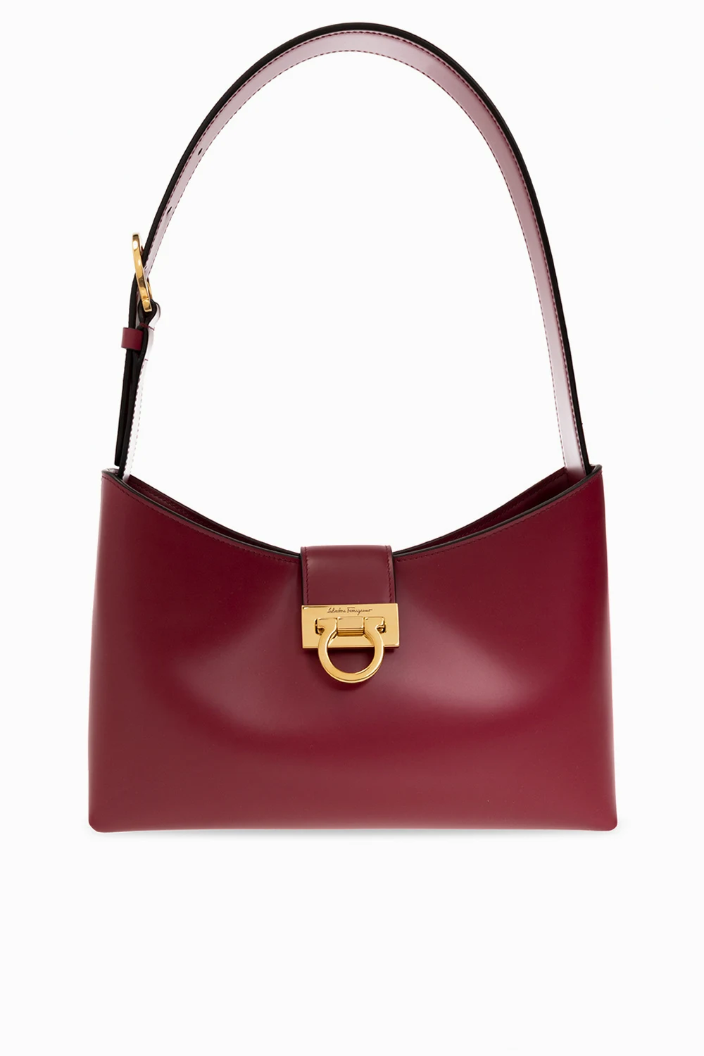 Leather shoulder bag