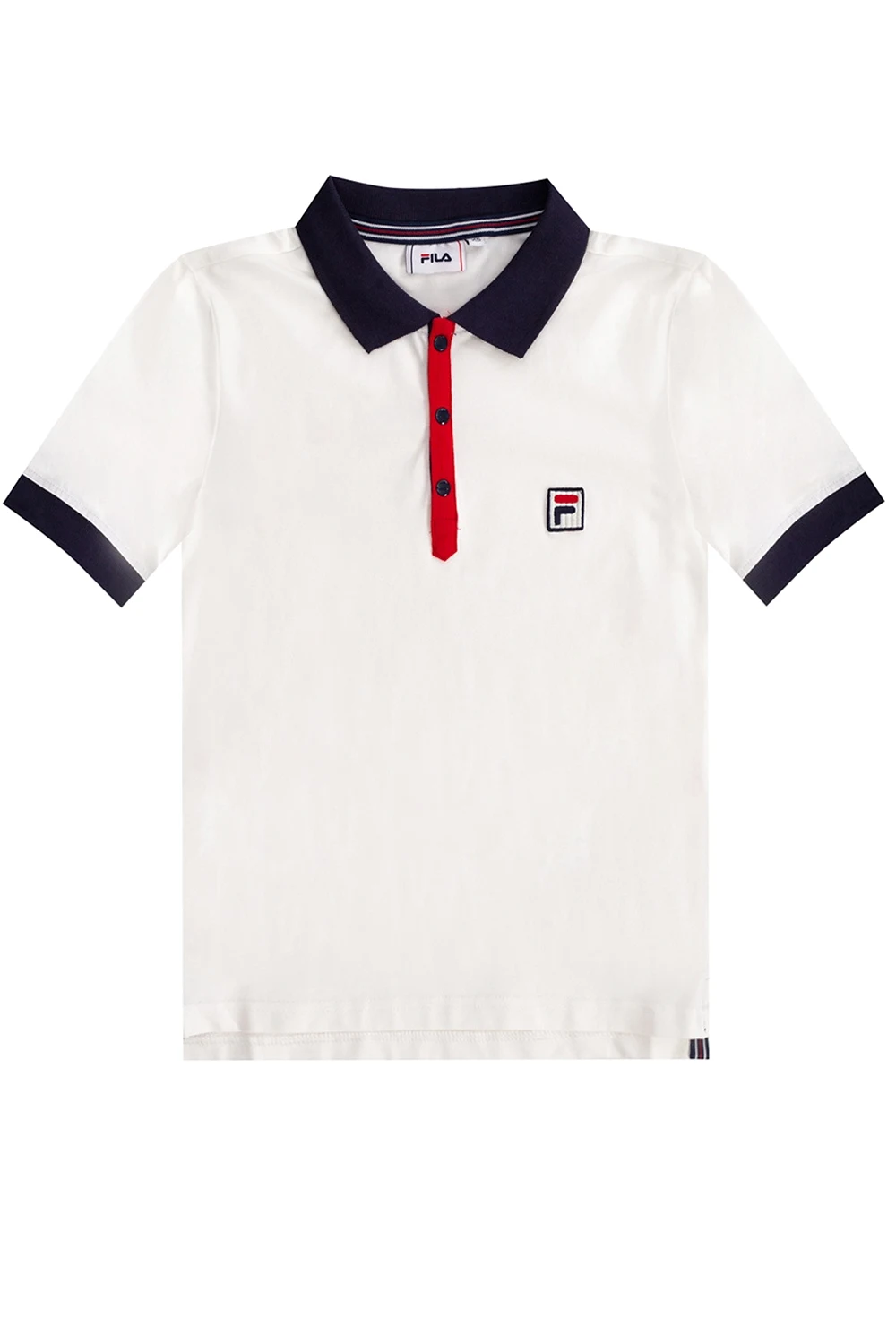 WHITE Polo shirt with logo