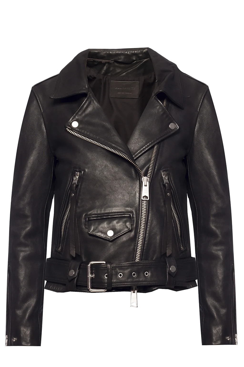 BLACK ‘Luna’ biker jacket