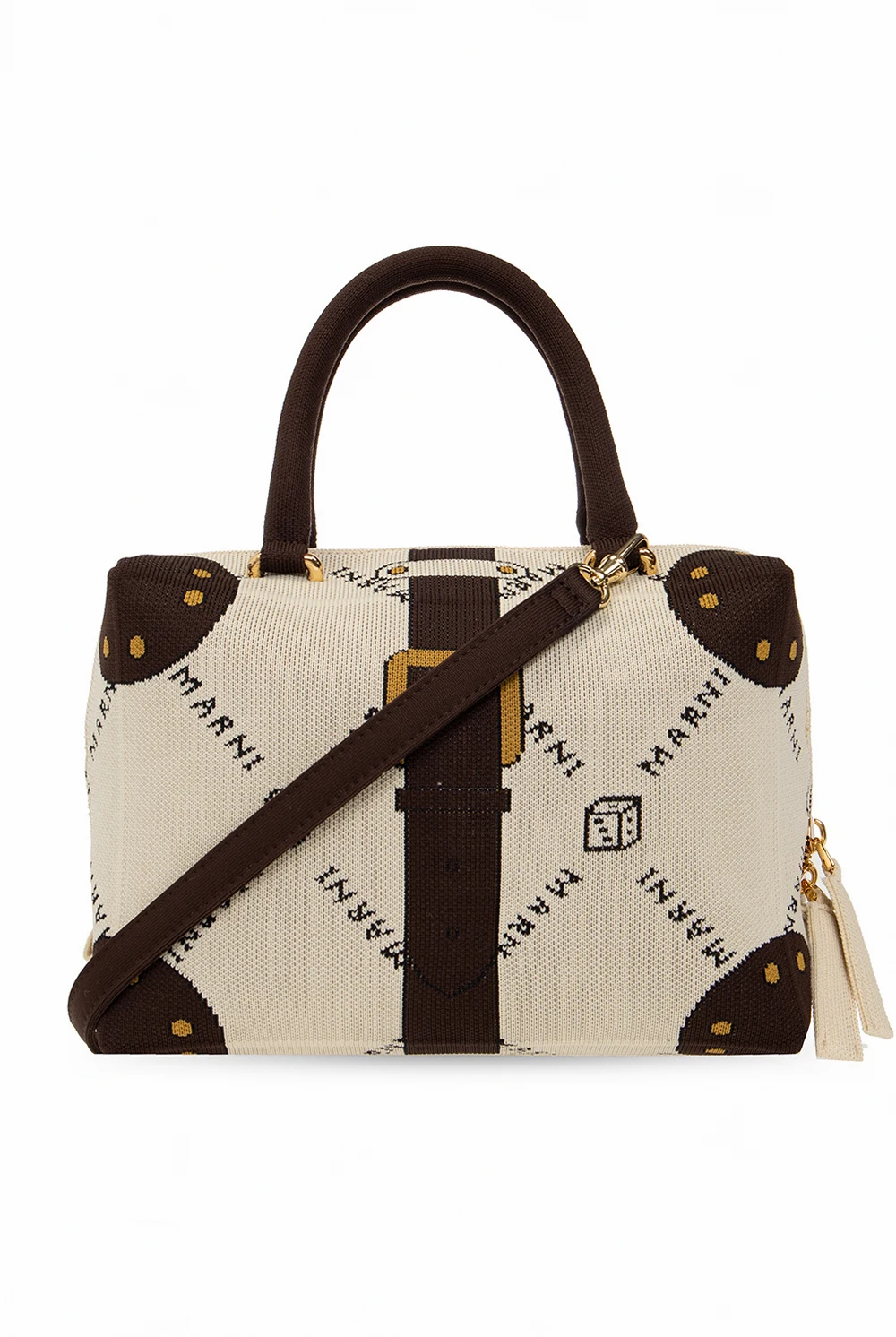 ‘Cubic’ shoulder bag with logo