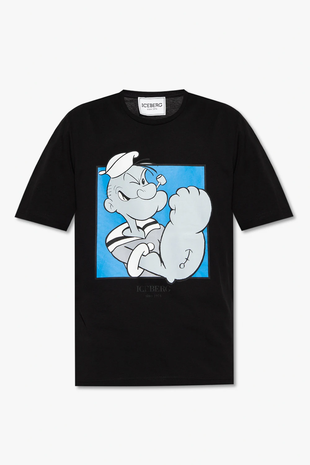BLACK T-shirt with logo