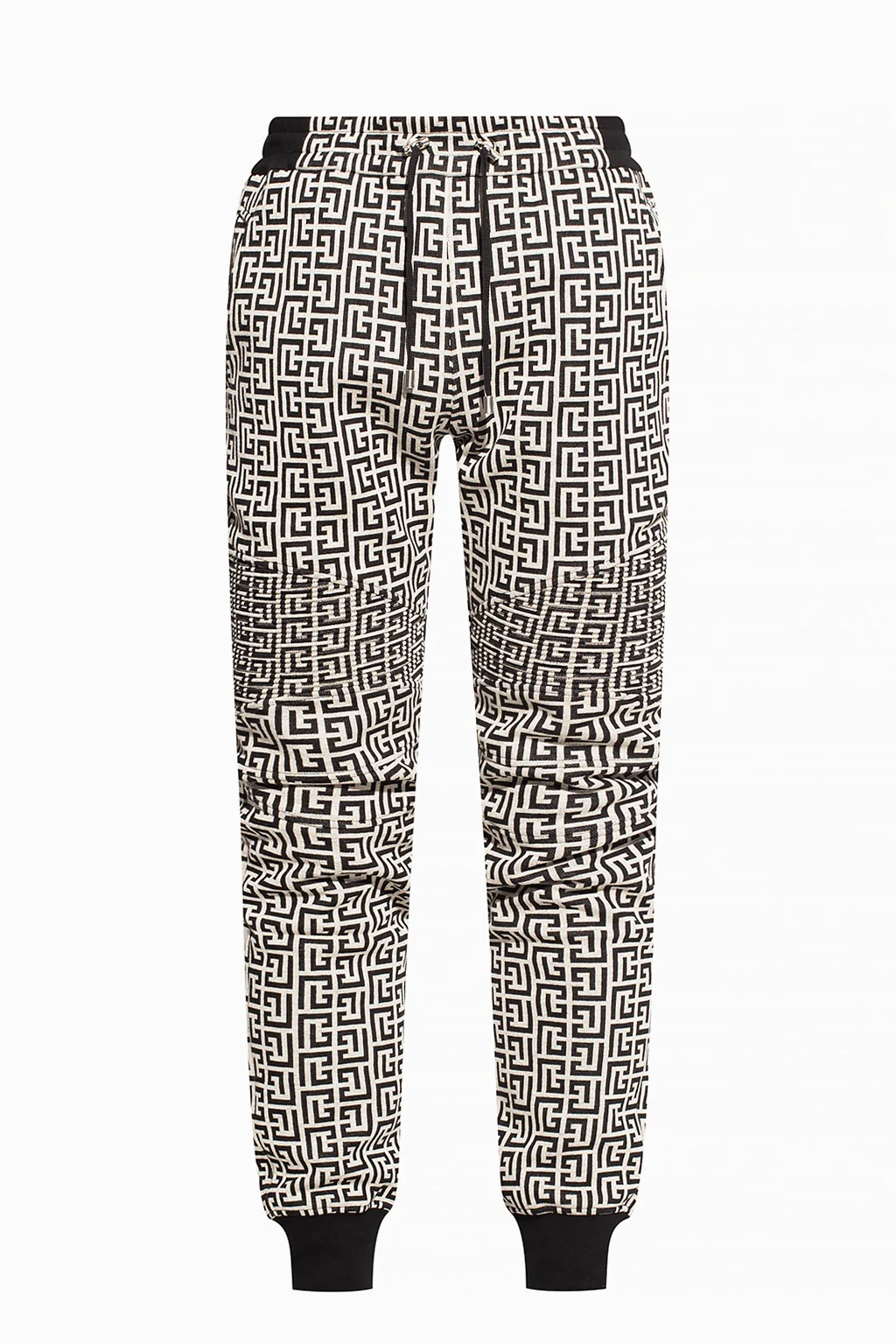 BLACK Sweatpants with monogram