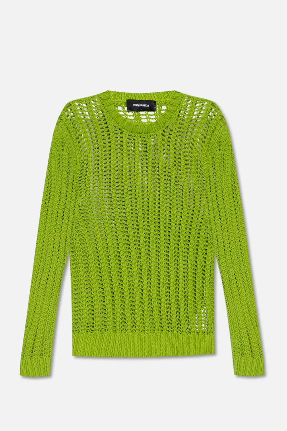 GREEN Openwork sweater
