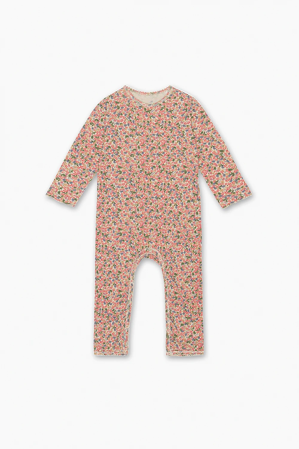 MULTICOLOUR Babygrow with floral motif