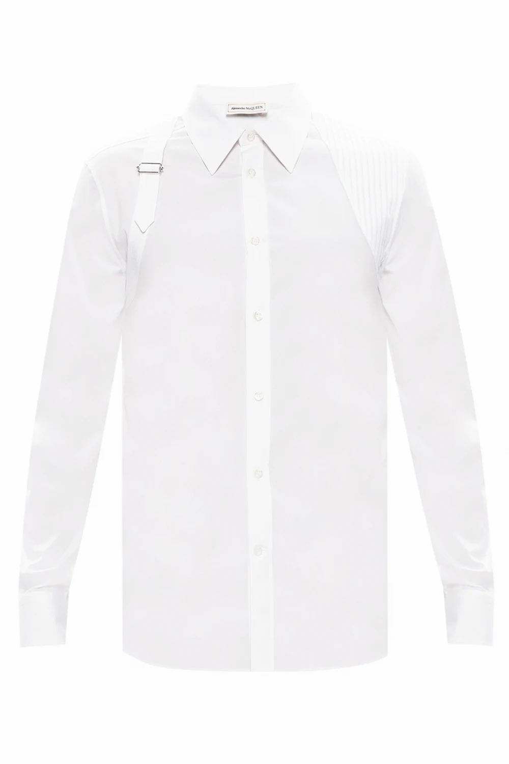 Shirt with decorative belt