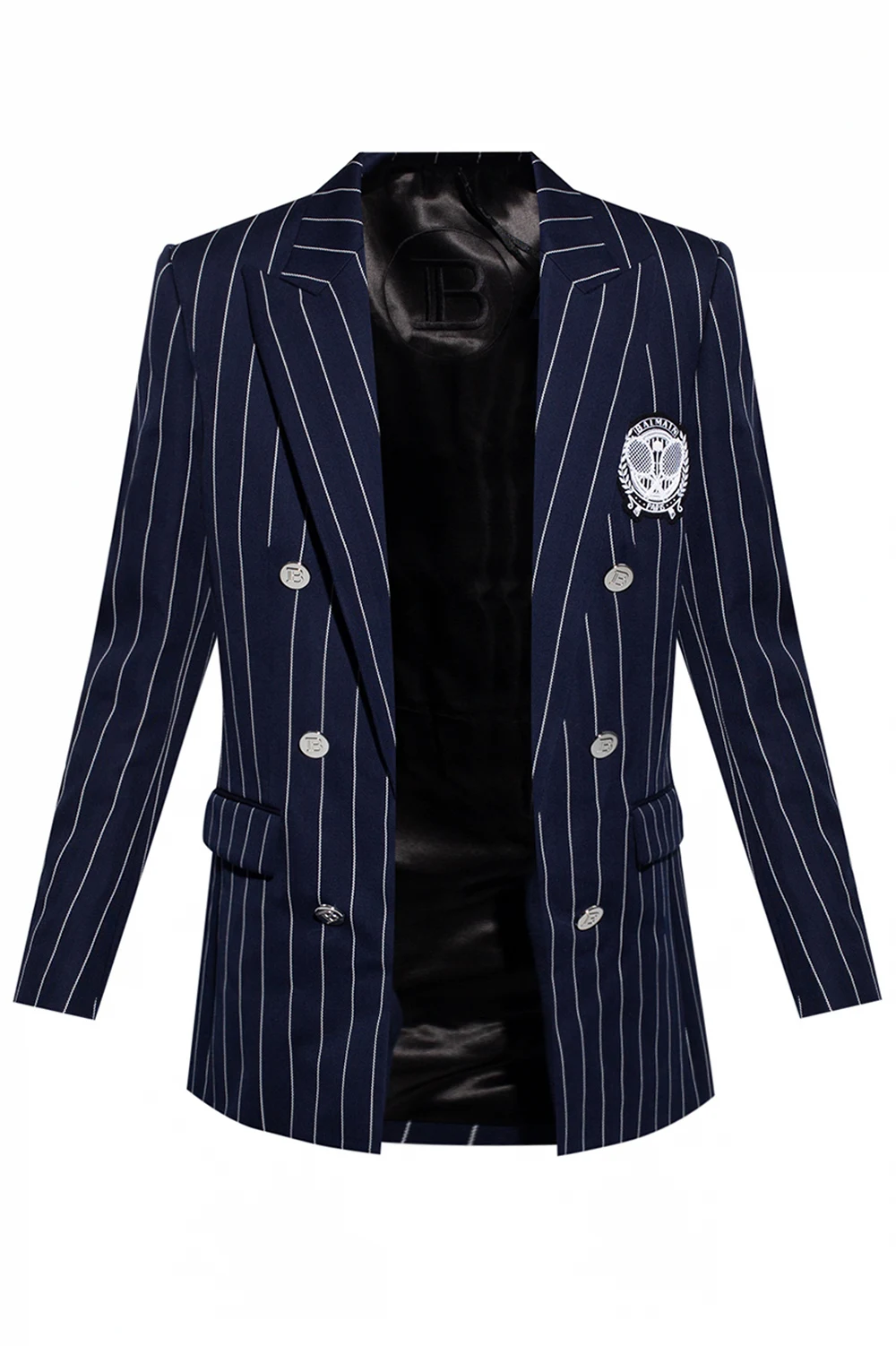 NAVY BLUE Striped blazer
