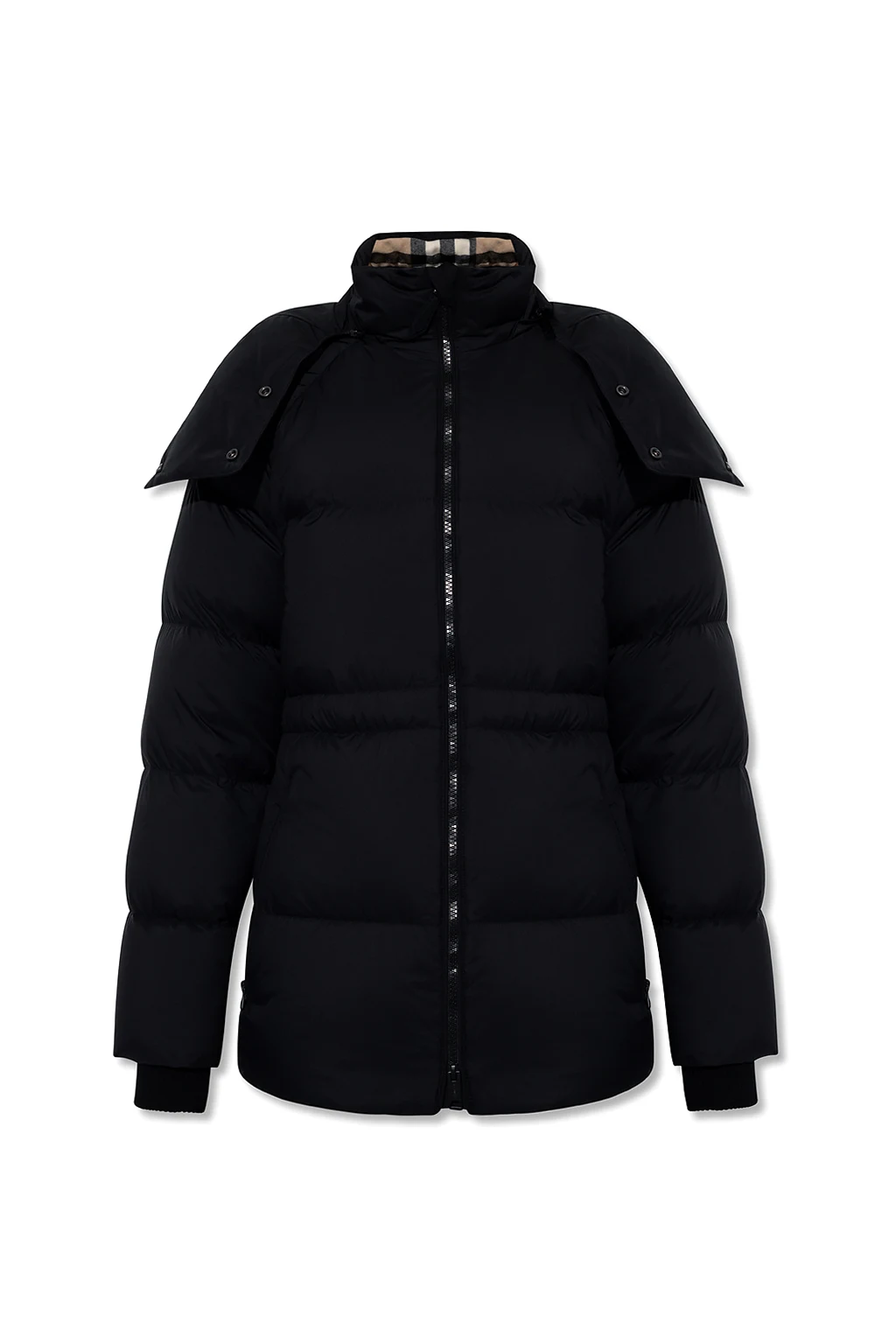 BLACK ‘Broadwas’ hooded down jacket