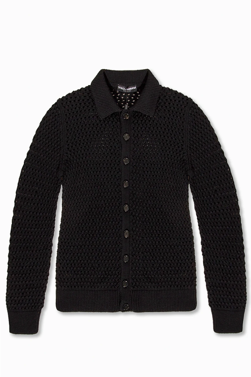 BLACK Wool cardigan