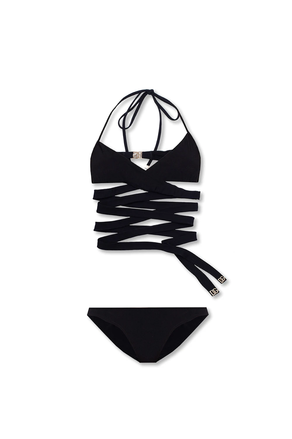 BLACK Two-piece swimsuit