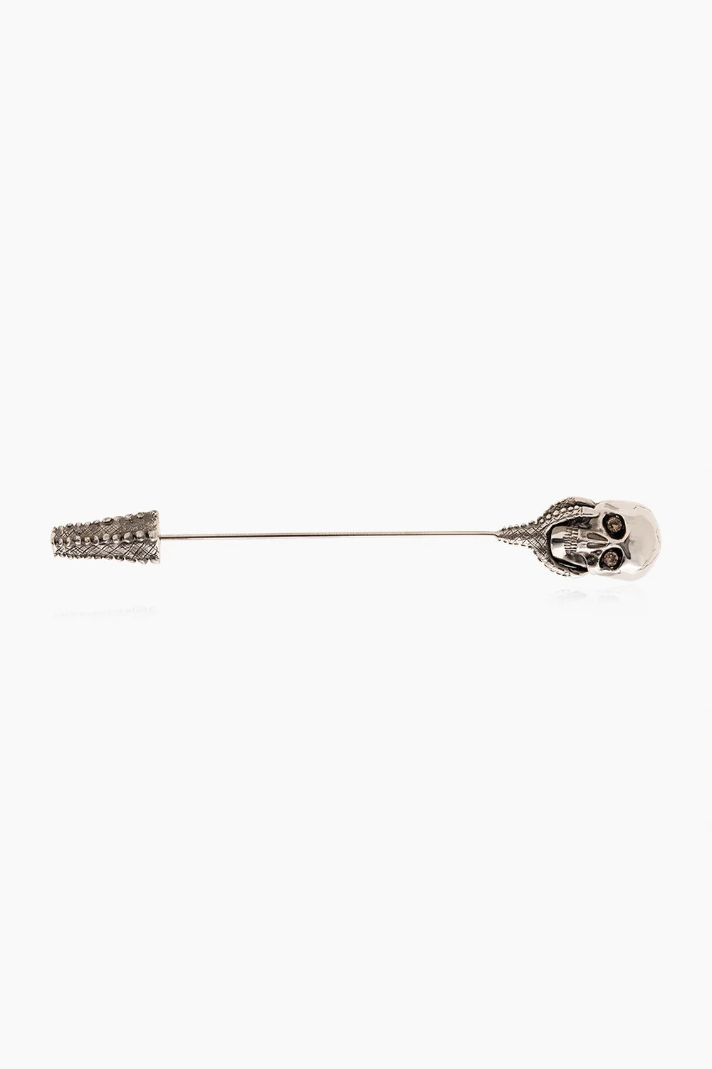 SILVER Brass tie pin
