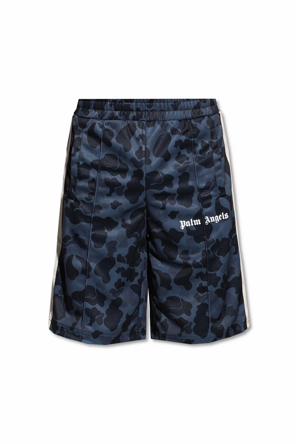 NAVY BLUE Shorts with logo