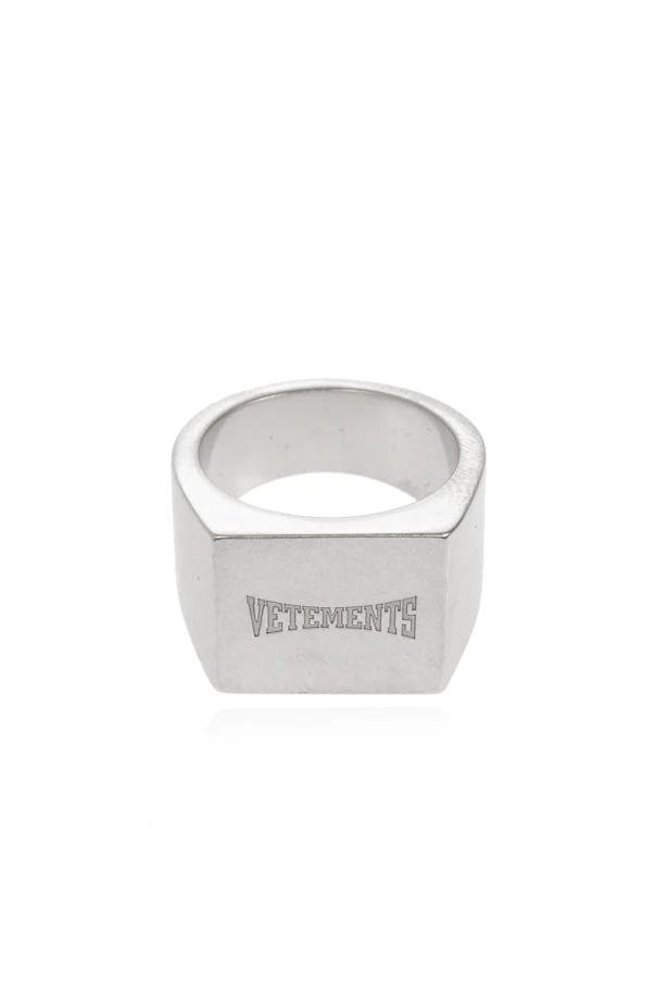 SILVER Ring with logo