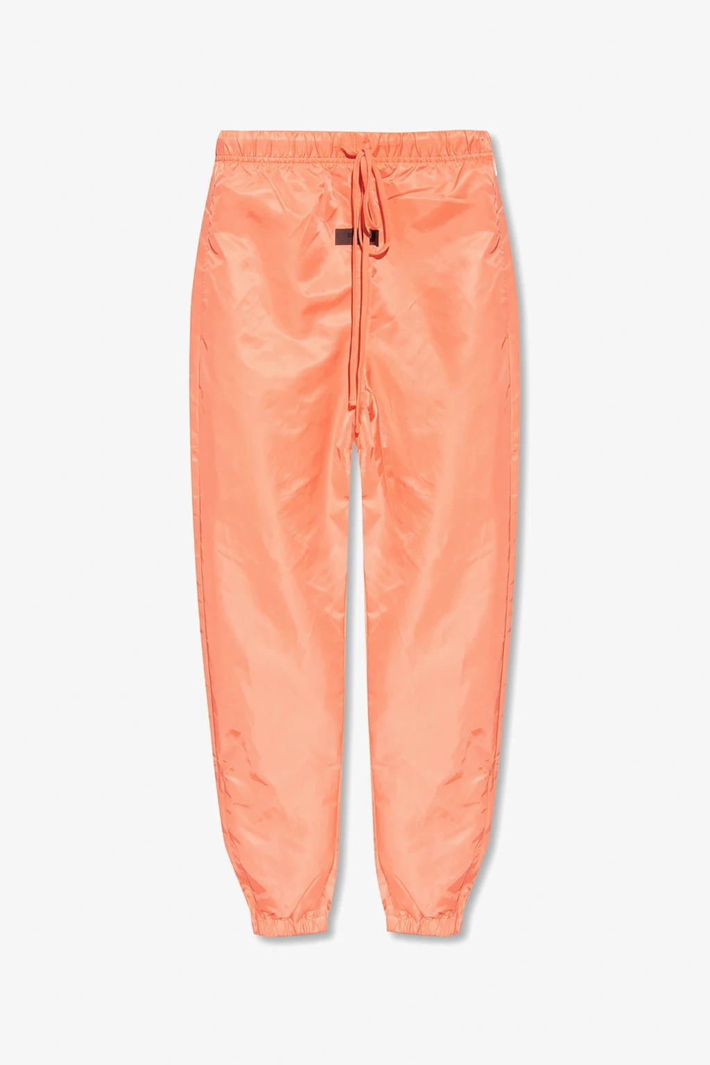 ORANGE Track pants with logo