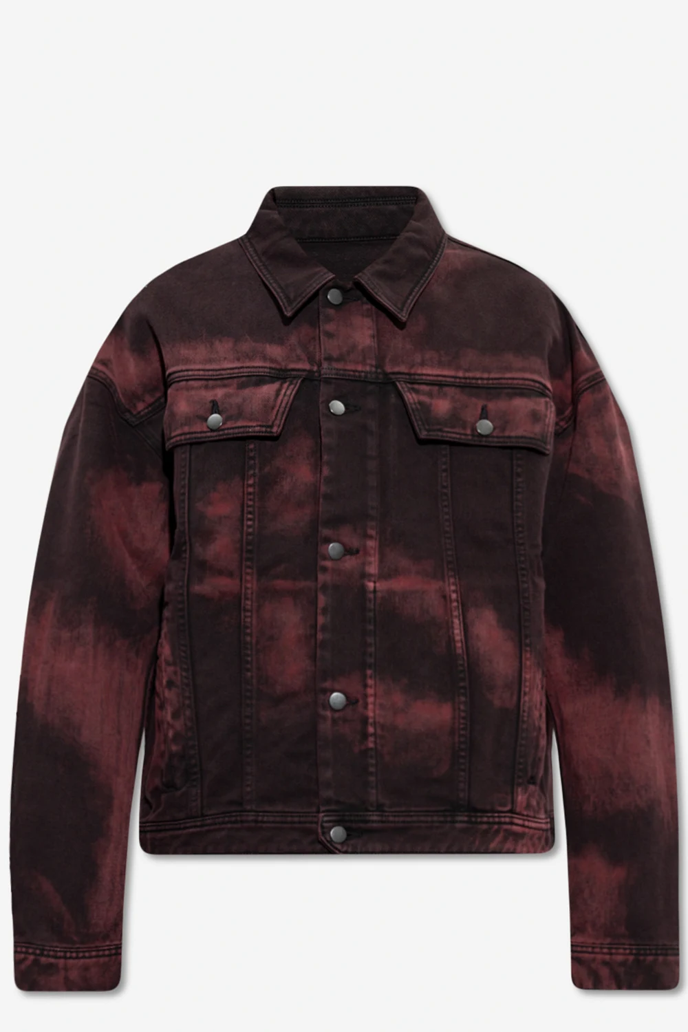 BURGUNDY Denim jacket