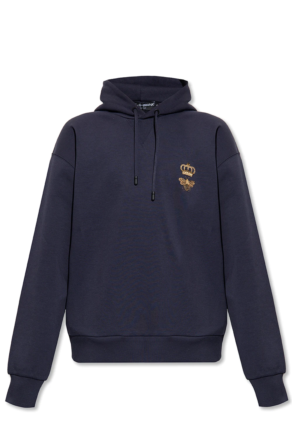 NAVY BLUE Embroidered hoodie