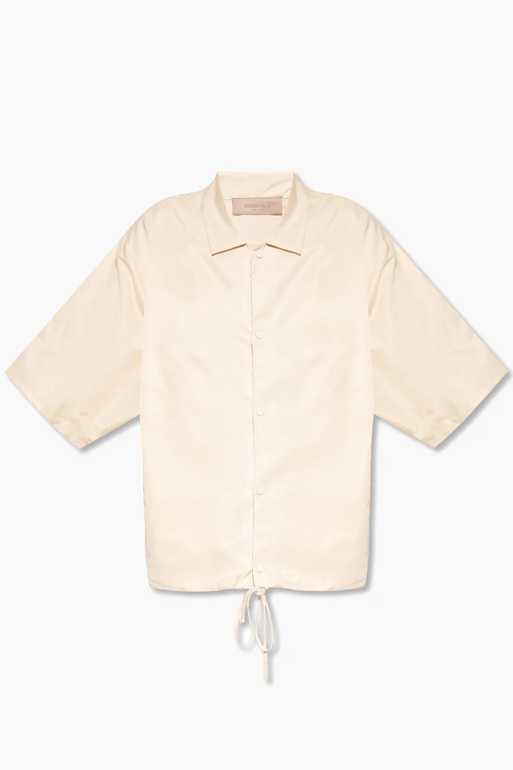 cream Shirt with logo