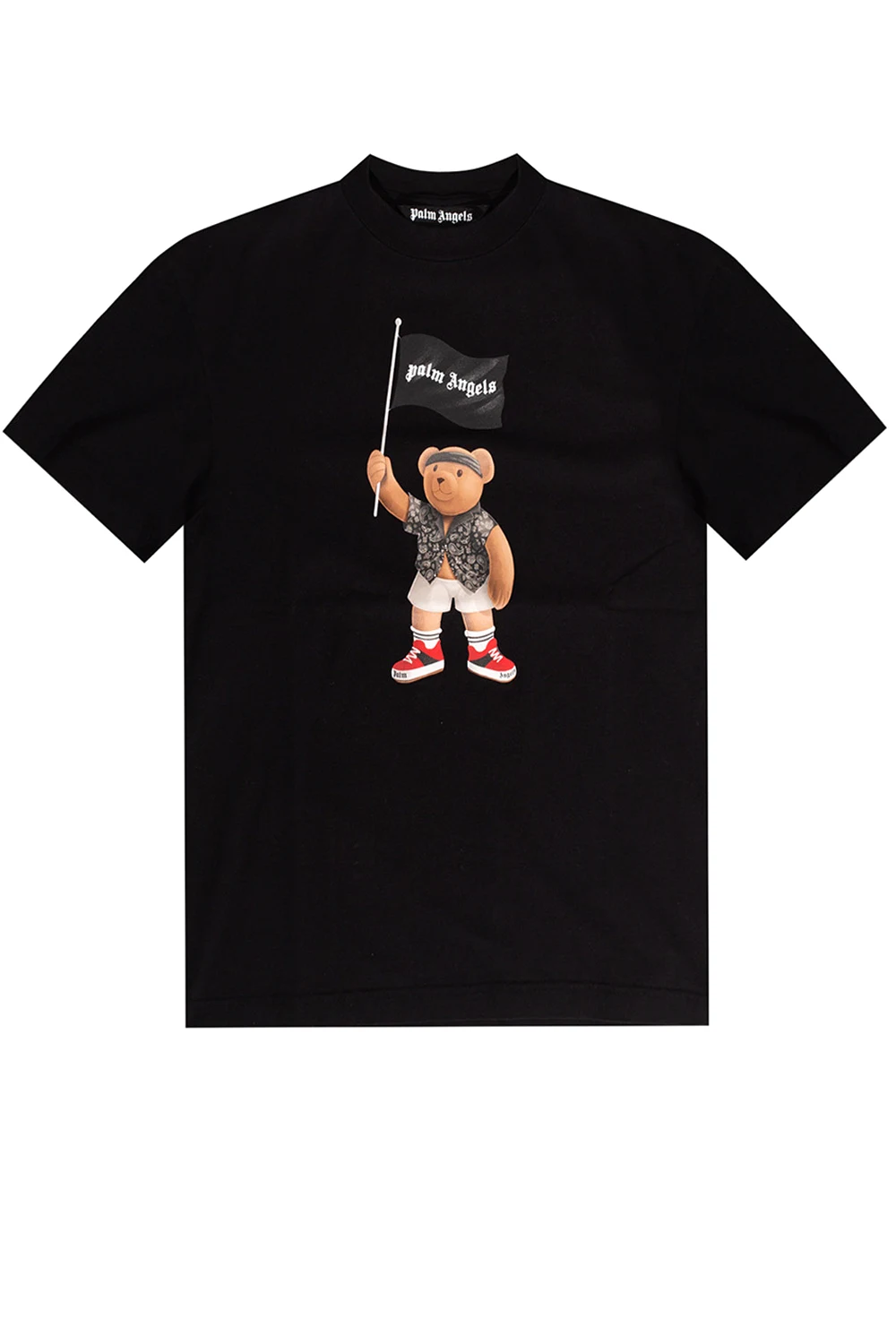 BLACK Logo-printed T-shirt