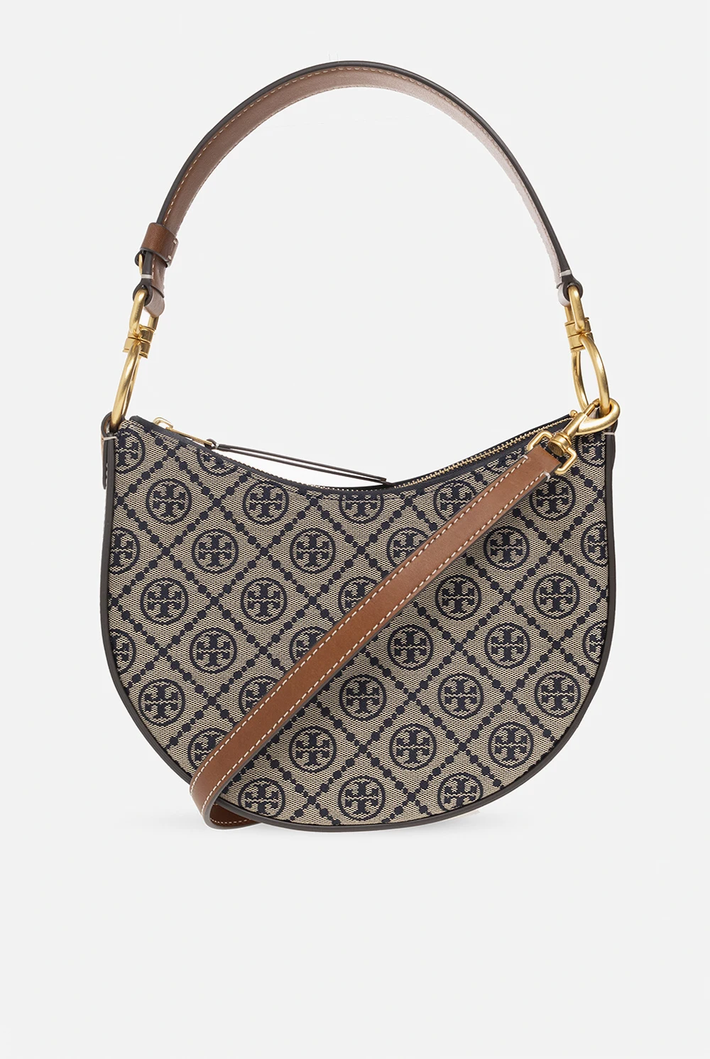 Żakardowa torba na ramię ‘T Monogram Mini’
