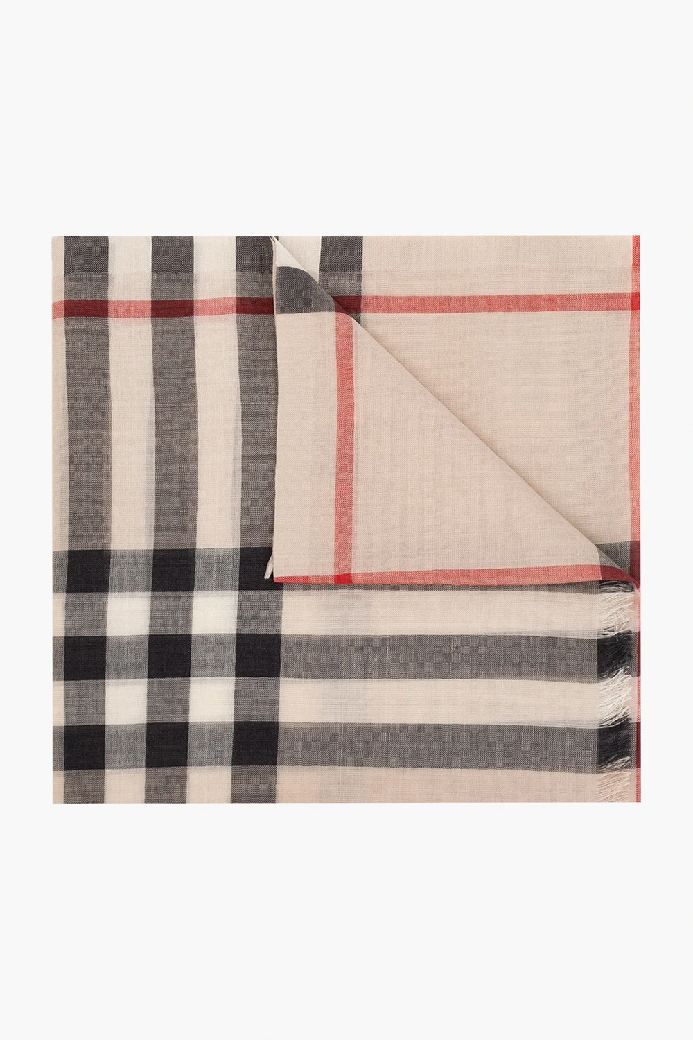 Checked scarf