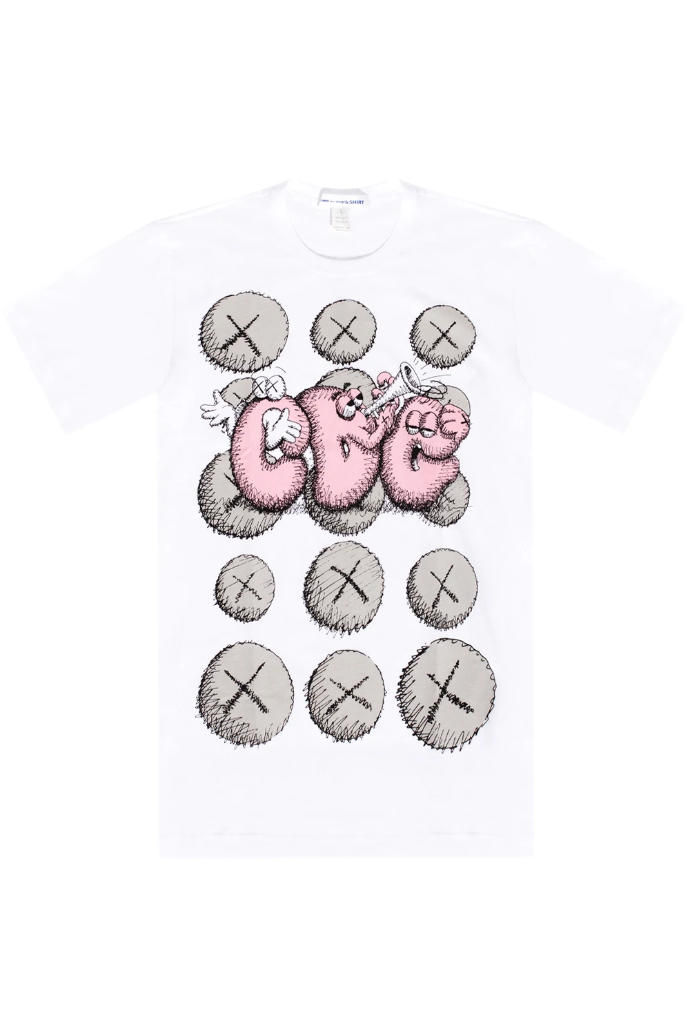 WHITE Comme des Garçons Shirt x Kaws