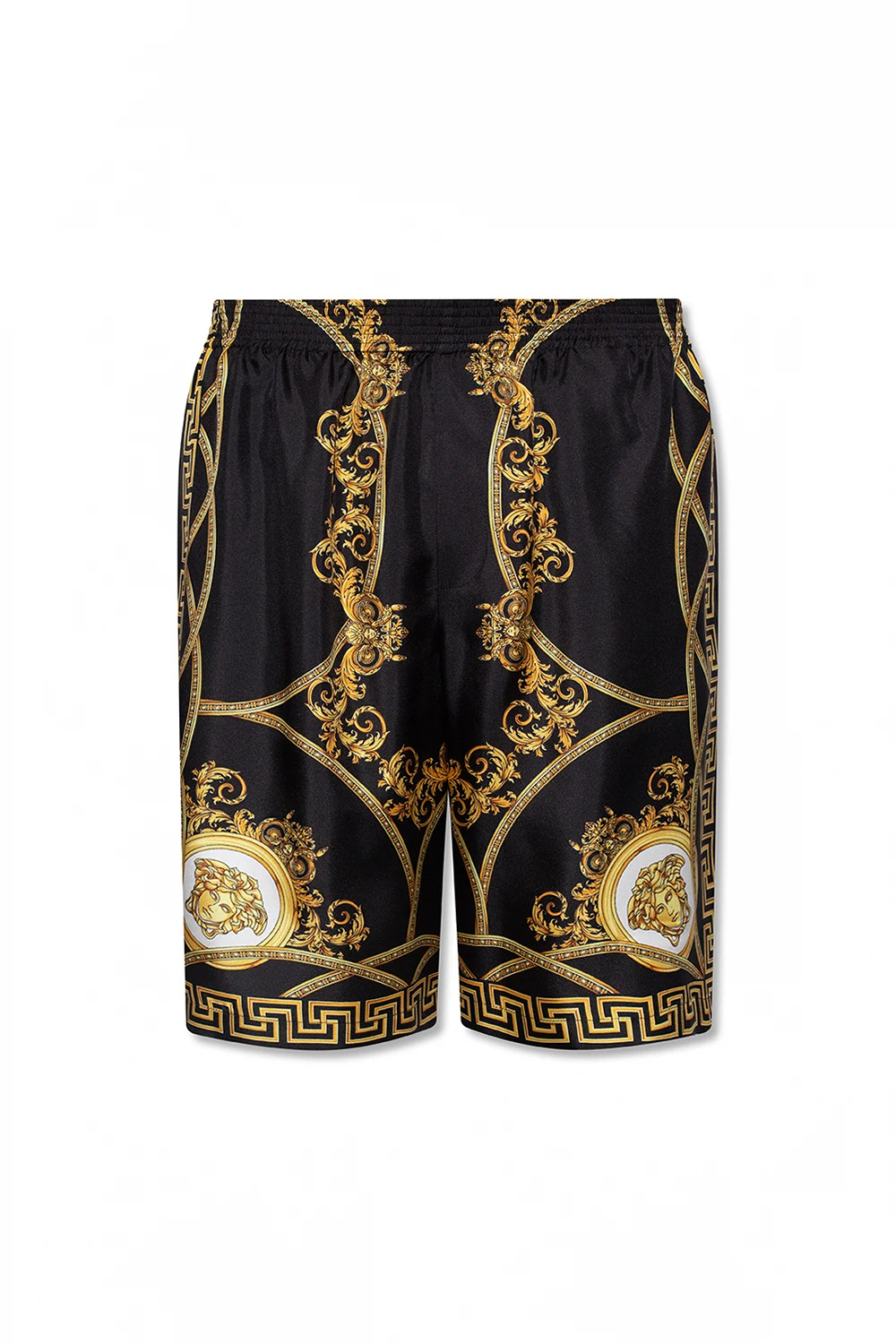 BLACK Silk shorts