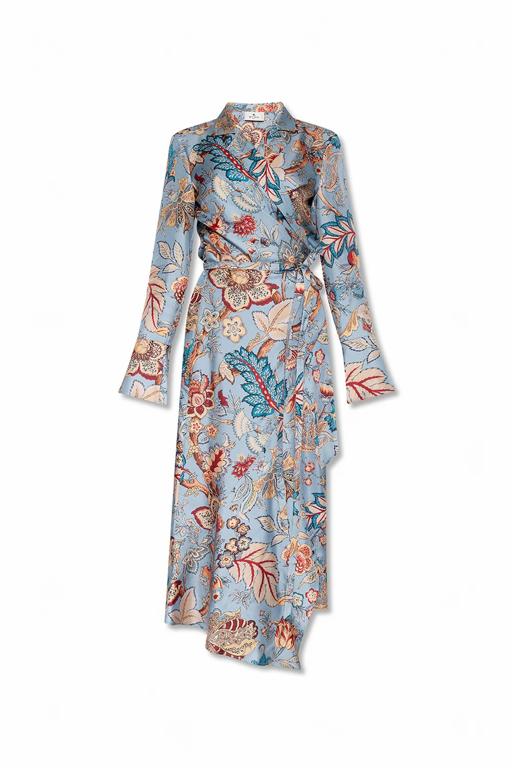 Patterned wrap dress