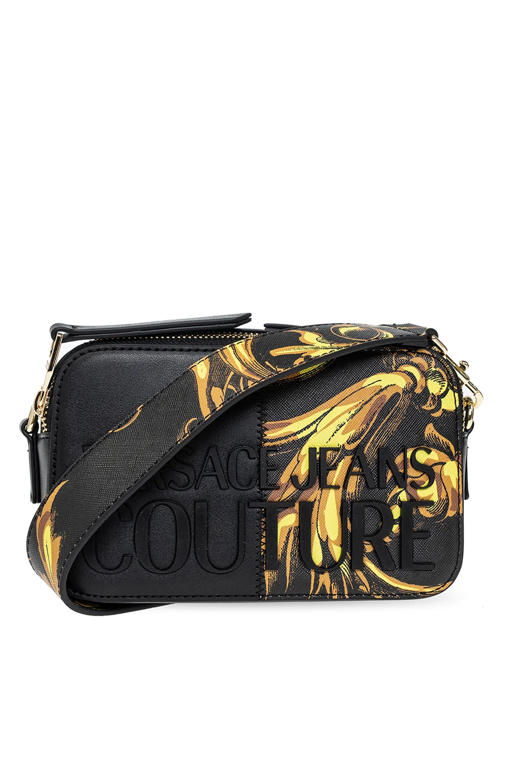 BLACK Barocco shoulder bag