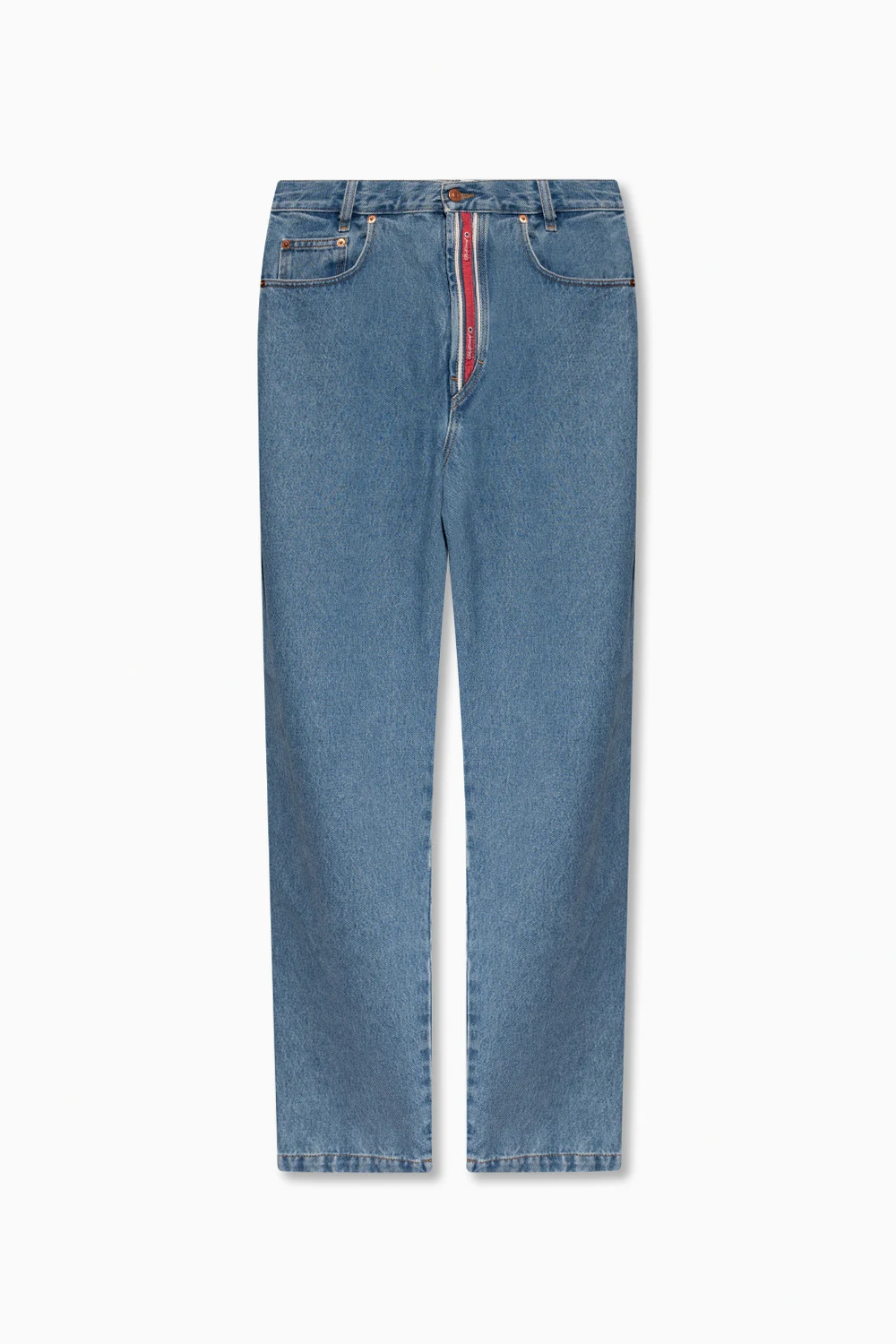 Straight-cut jeans
